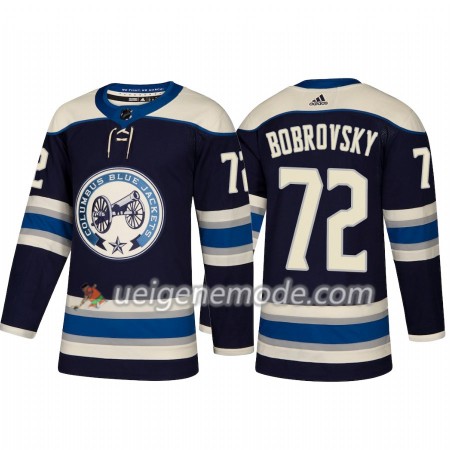 Herren Eishockey Columbus Blue Jackets Trikot Sergei Bobrovsky 72 Adidas Alternate 2018-19 Authentic